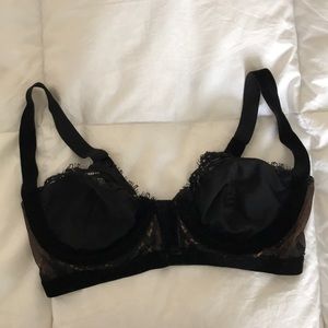Black underwire FL&L bra